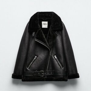 Zara Double Faced Fur Jacket